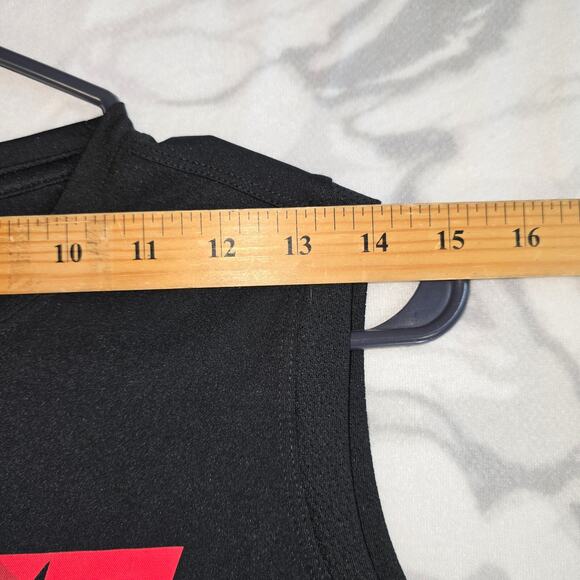 Nike Dri-Fit Boys Athletic Tank Top Black/Red Size L - Picture 7 of 10